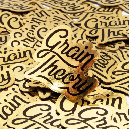 Gold Custom Stickers