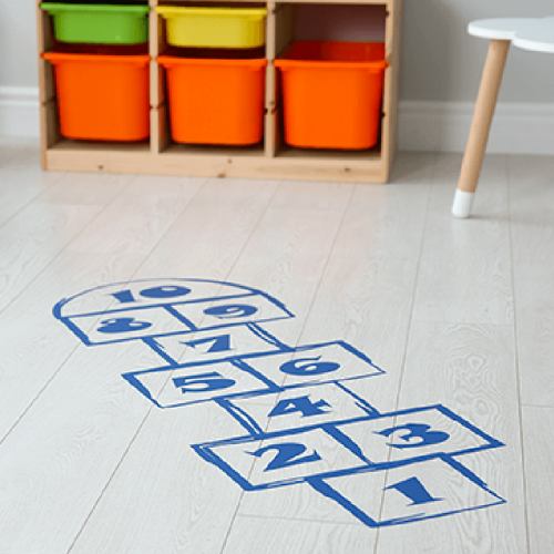 Walkable stickers for floors Print online